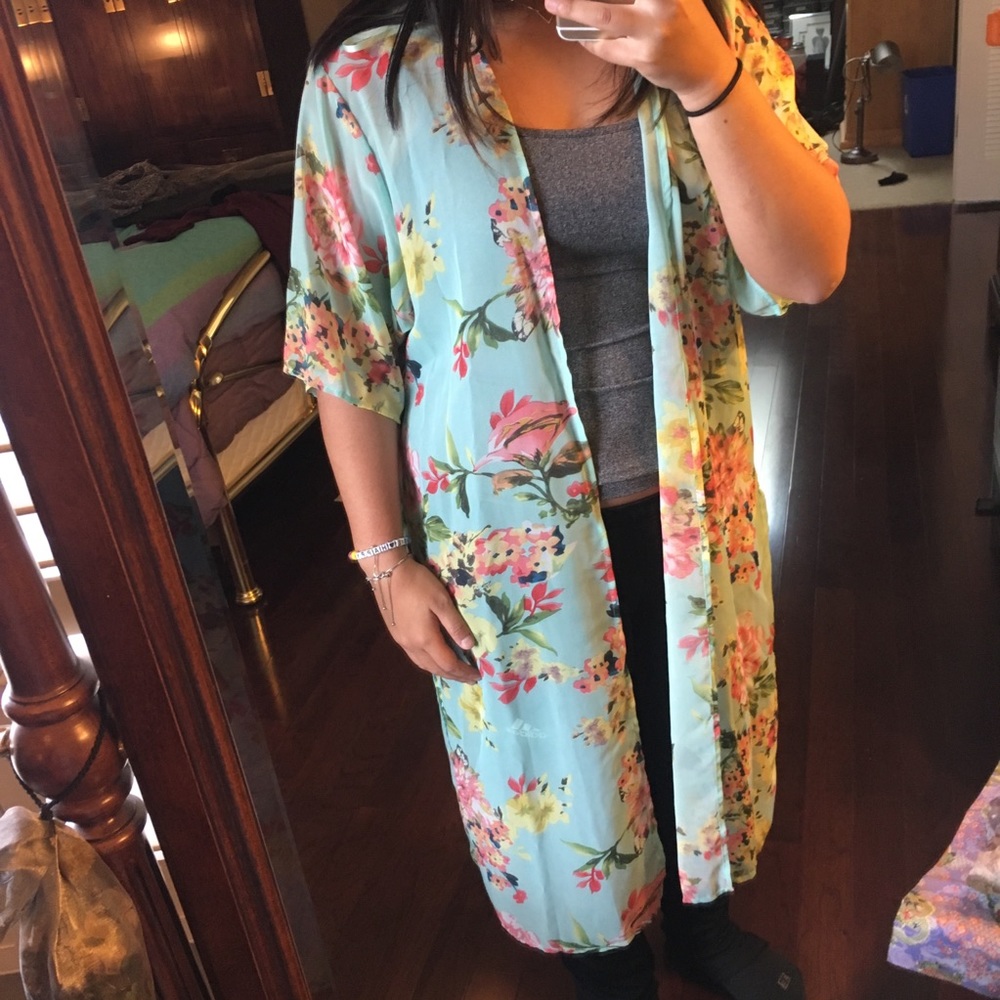 Floral kimono